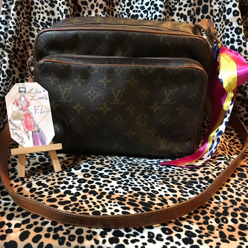 Authentic Louis Vuitton 1980s Nile Crossbody
